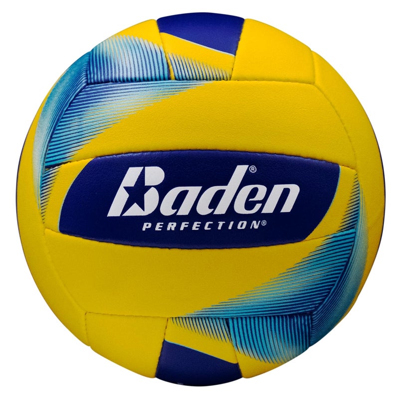 Baden | Beach Elite | Weather Resistant Cover + Raised Seem for Maximum Play | Official College Beach Volleyball | All Ages | Official Size 5 | Navy/Green/White | Official AVCA Beach Ball - Image 1
